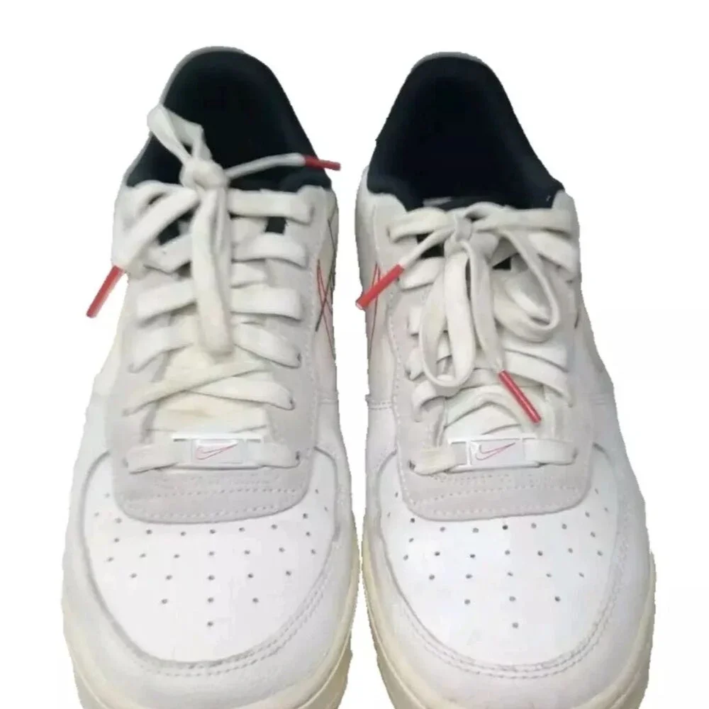 Nike Air Force 1 Low GS SCRIPT Swoosh Youth’s Size 7Y Shoes ~CK9707-100